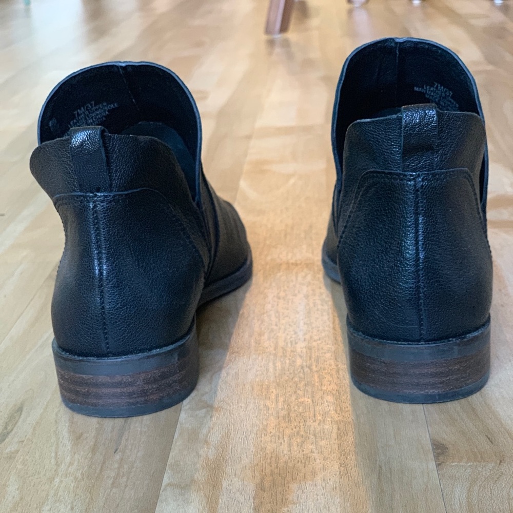 Lucky Brand Black Leather Booties - Picture 3 of 5